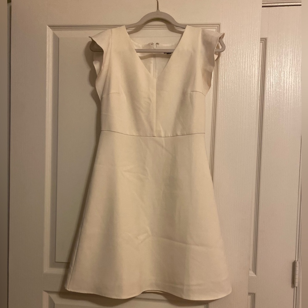 Classy white dress for baptism or work